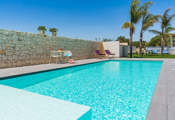 Villa Le Palme - Noto, Sicilia: all'aperto, Autunno, Balcone / Terrazza / Patio, Estate, Esterni, Piscina, Primavera