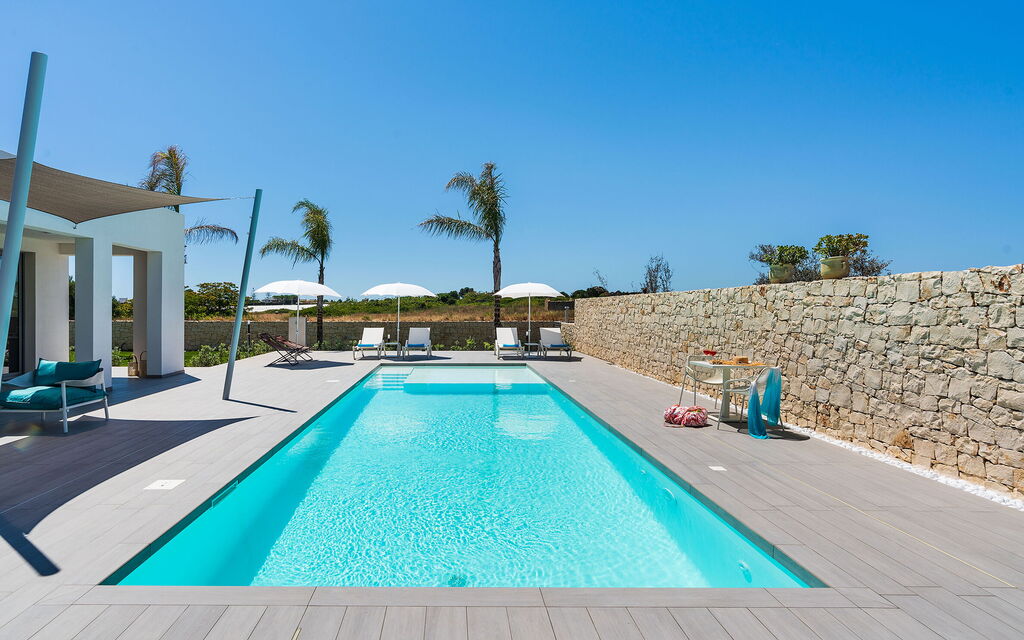 Villa Le Palme - Noto, Sicilia: all'aperto, Autunno, Balcone / Terrazza / Patio, Estate, Esterni, Piscina, Primavera