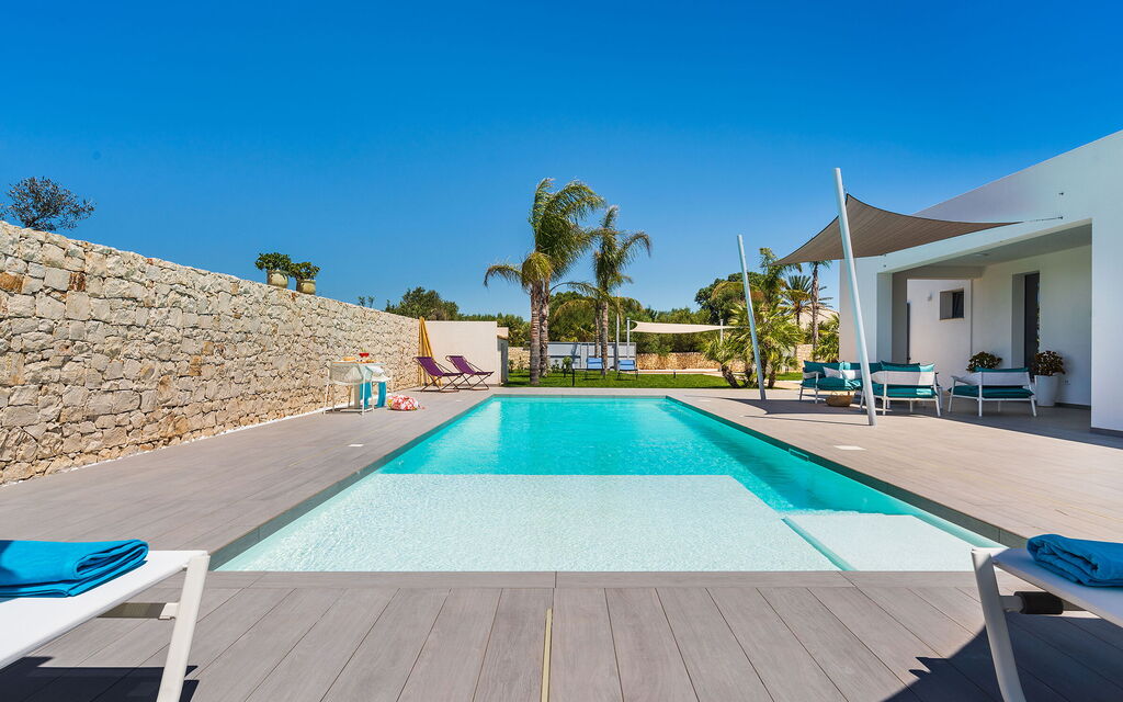 Villa Le Palme - Noto, Sicilia: all'aperto, Autunno, Balcone / Terrazza / Patio, Estate, Esterni, Piscina, Primavera