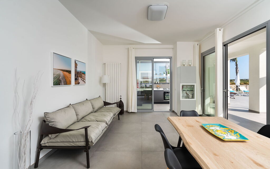 Villa Le Palme - Noto, Sicilia: Autunno, Balcone / Terrazza / Patio, Estate, Primavera, Sala da pranzo, Soggiorno