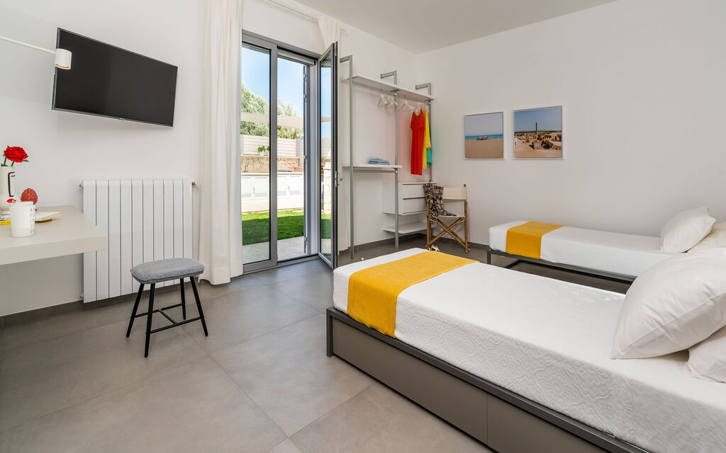 Villa Le Palme - Noto, Sicilia: Autunno, Balcone / Terrazza / Patio, Camera da letto, Estate, Giardino, Primavera