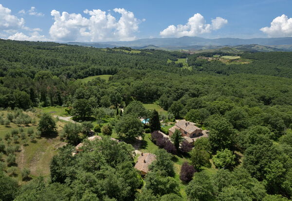 Casale Collina Verde - San Casciano Dei Bagni, Toscana: all'aperto, Autunno, Estate, Esterni, Piscina, Primavera, Vista Panoramica