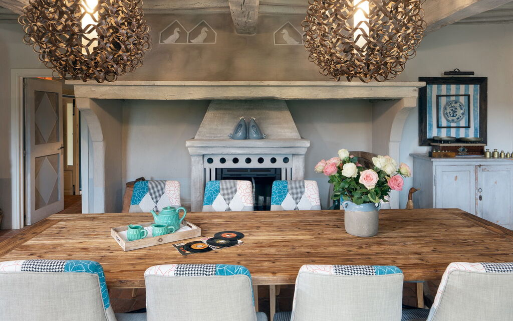 Casale Collina Verde - San Casciano Dei Bagni, Toscana: Autunno, Estate, Primavera, Sala da pranzo