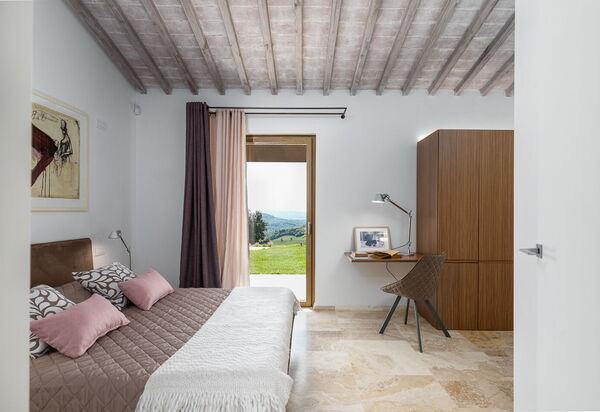 Villa Velari In Volterra With Private Pool, Ac: Autunno, Camera da letto, Inverno, Primavera
