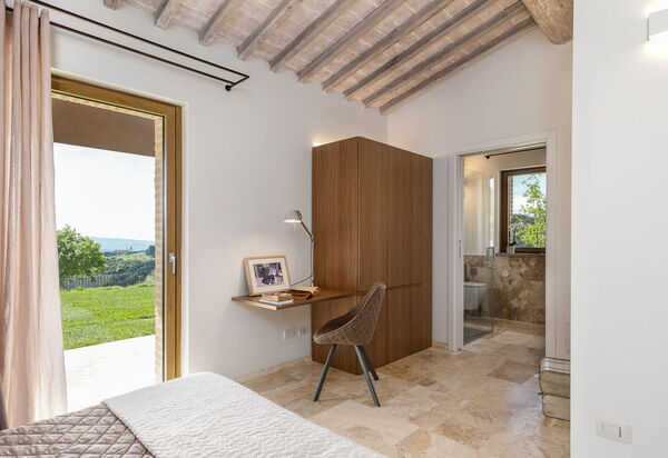 Villa Velari In Volterra With Private Pool, Ac: Autunno, Camera da letto, Inverno, Primavera