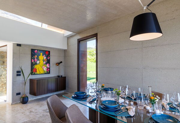 Villa Velari In Volterra With Private Pool, Ac: Autunno, Inverno, Primavera, Sala da pranzo