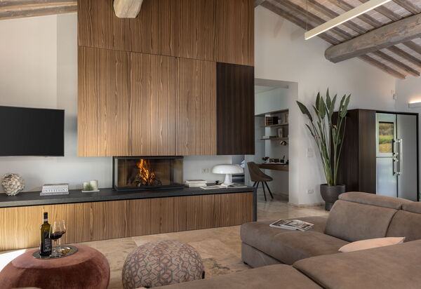 Villa Velari In Volterra With Private Pool, Ac: Autunno, Inverno, Primavera, Soggiorno