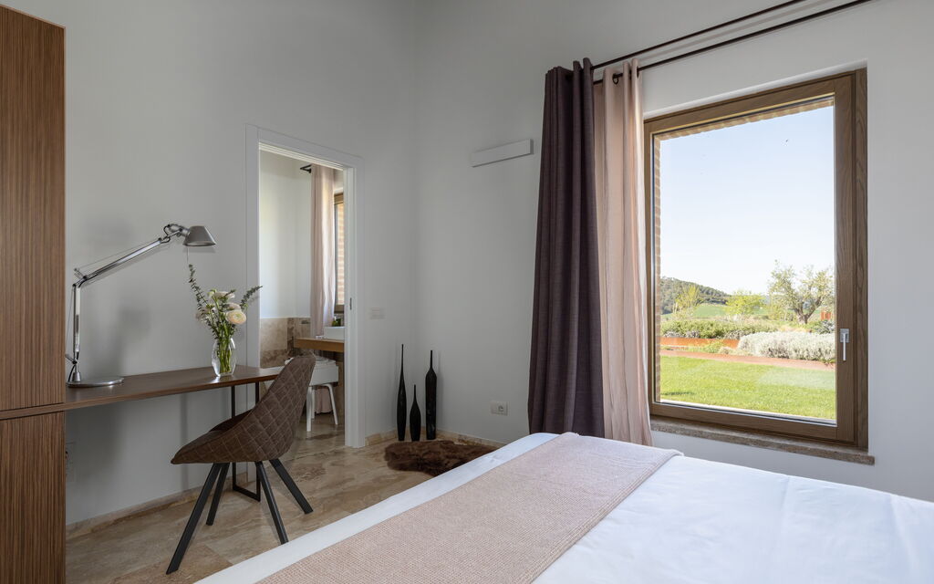 Villa Velari In Volterra With Private Pool, Ac: Autunno, Camera da letto, Inverno, Primavera