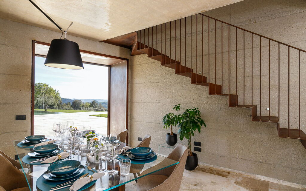 Villa Velari In Volterra With Private Pool, Ac: Autunno, Inverno, Primavera, Sala da pranzo