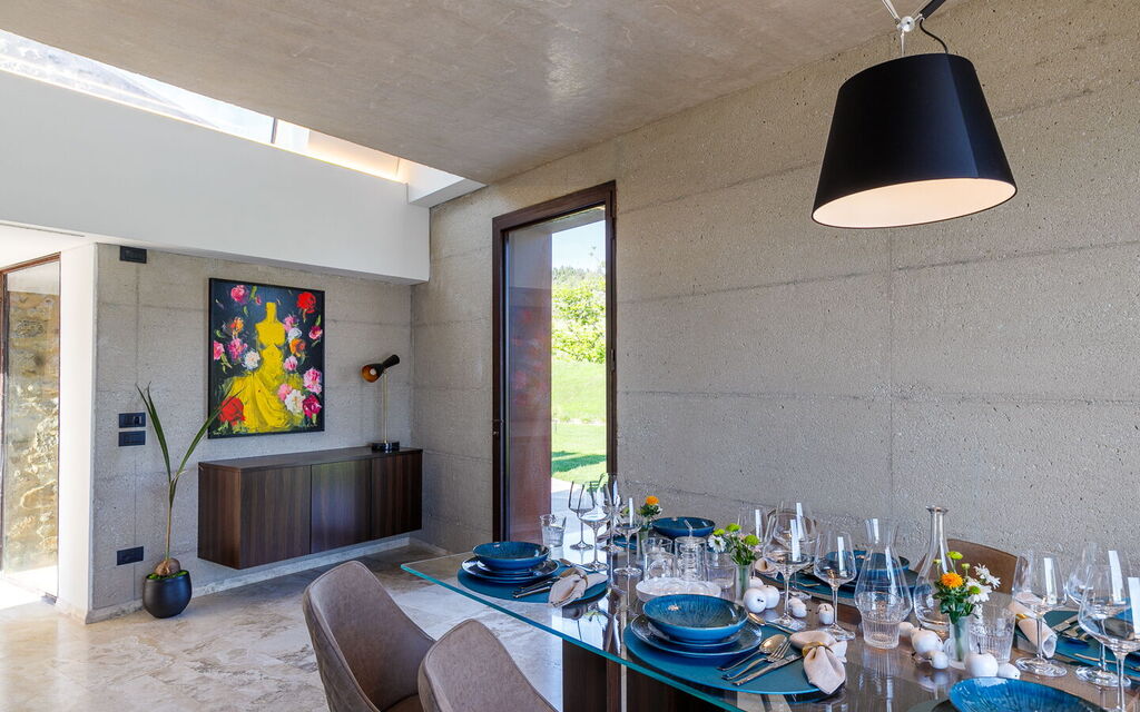 Villa Velari In Volterra With Private Pool, Ac: Autunno, Inverno, Primavera, Sala da pranzo