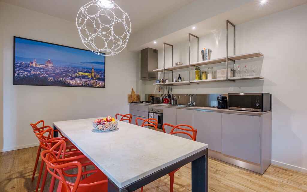 Lucy Florence Charming Modern Apartment Near Piazza Della Libertà: Autumn, Kitchen, Living Room, Spring, Summer