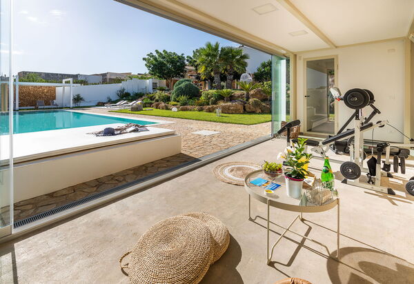Casa Ocra - Misiliscemi, Sicilia: Autumn, Balcony / Terrace / Patio, Building Exterior, Outdoor, Pool, Spring, Summer