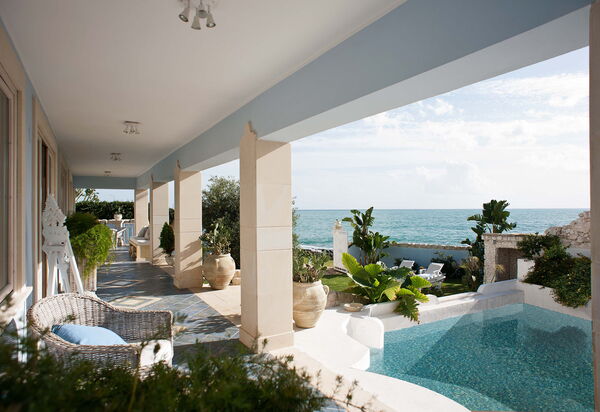 Villa Amena - Siracusa, Sicilia: Autumn, Balcony / Terrace / Patio, Building Exterior, Outdoor, Pool, Spring, Summer