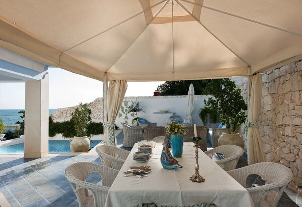 Villa Amena - Siracusa, Sicilia: Autumn, Balcony / Terrace / Patio, Building Exterior, Outdoor, Pool, Spring, Summer