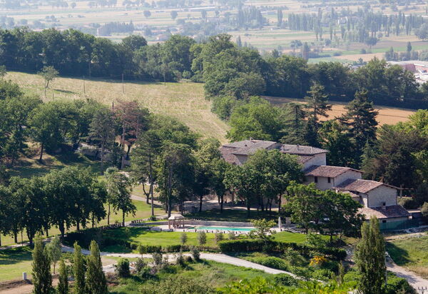 Villa Pietraverde - Gubbio, Umbria: all'aperto, Autunno, Balcone / Terrazza / Patio, Estate, Giardino, Piscina, Primavera, Vista Panoramica